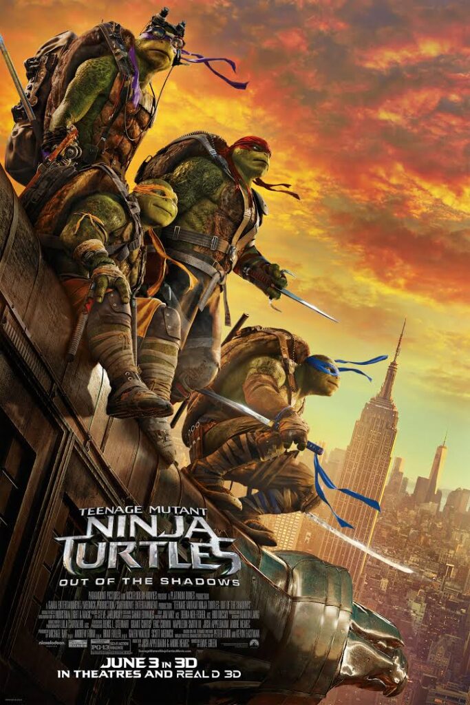 Teenage Mutant Ninja Turtles Out of the Shadows Movie 2016