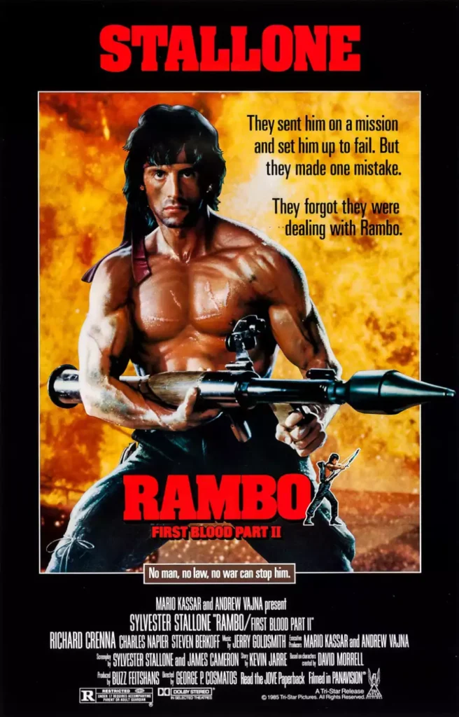 Rambo First Blood Part 2 Movie 1985